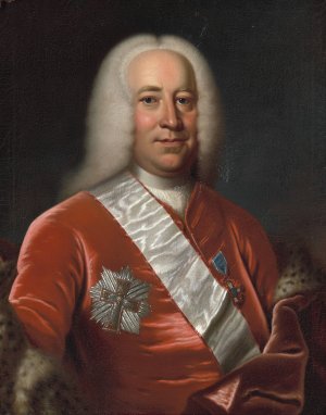 Holger Skeel by Johan Horner Oil Painting