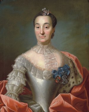 Regitze Sophie Skeel, f. baronesse Guldencrone by Johan Horner Oil Painting