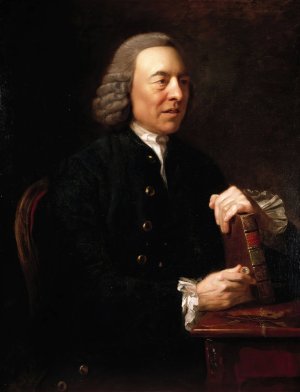 Portrait of Benjamin Stillingfleet by Johan Joseph Zoffany Oil Painting