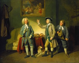 Scene From 'Love In A Village' by Johan Joseph Zoffany Oil Painting