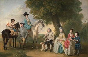The Drummond Family by Johan Joseph Zoffany Oil Painting