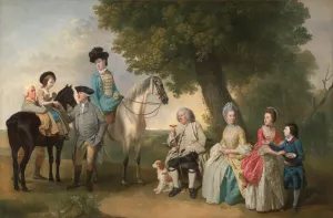 The Drummond Family by Johan Joseph Zoffany Oil Painting