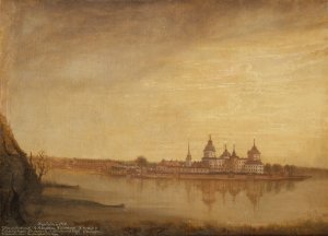 Gripsholms slott Oil painting by Johan Sevenbom