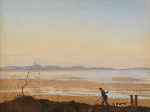 An Evening beside Lake Arreso by Johan Thomas Lundbye Oil Painting