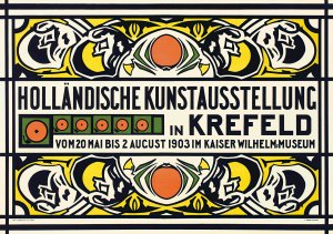 Hollandische Kunstausstellung in Krefeld by Johan Thorn Prikker Oil Painting
