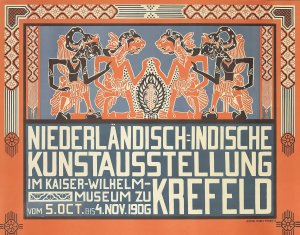 Niederlandisch-Indische Kunstausstellung by Johan Thorn Prikker Oil Painting