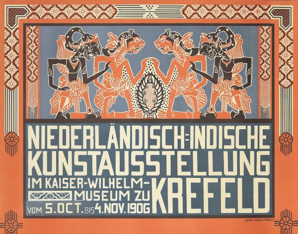 Niederlandisch-Indische Kunstausstellung  by Johan Thorn Prikker - Hand-Painted Oil Painting Reproduction