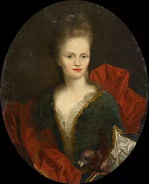Anna Margaretha van Petcum by Johan Van Diest Oil Painting