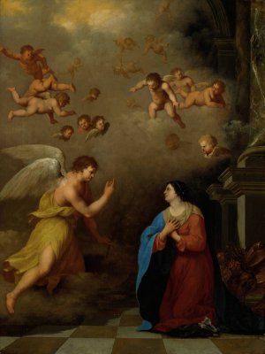 Annunciation of the Death of the Virgin by Johan Van Haensbergen Oil Painting