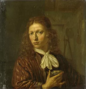 Self Portrait by Johan Van Haensbergen Oil Painting