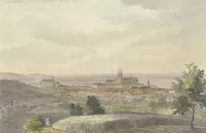 Ansicht von Bamberg von Suden by Johann Adam Klein Oil Painting