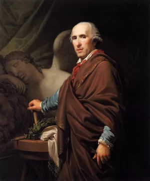 Portrait of Antonio Canova painting by Johann Baptist Ii Lampi