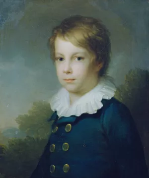 Alessandro Lampi by Johann Baptist Von Lampi The Elder Oil Painting