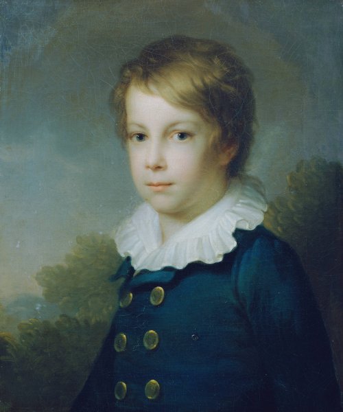 Alessandro Lampi  by Johann Baptist Von Lampi The Elder - Hand-Painted Oil Painting Reproduction