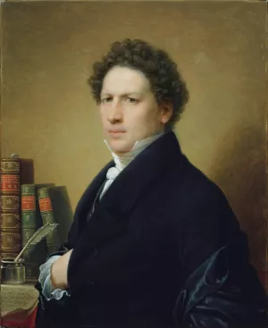 Dr. von Bach by Johann Baptist Von Lampi The Elder Oil Painting