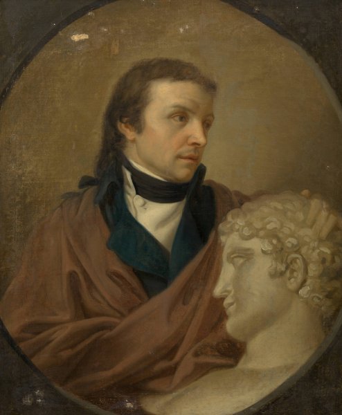 Josef Klieber  by Johann Baptist Von Lampi The Elder - Hand-Painted Oil Painting Reproduction