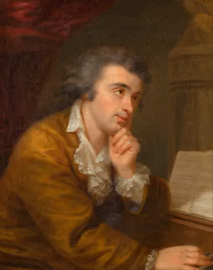 Josef Wolfl by Johann Baptist Von Lampi The Elder Oil Painting
