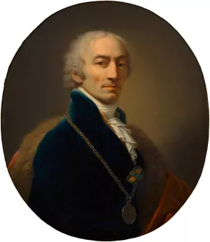 Michael Mayer by Johann Baptist Von Lampi The Elder Oil Painting