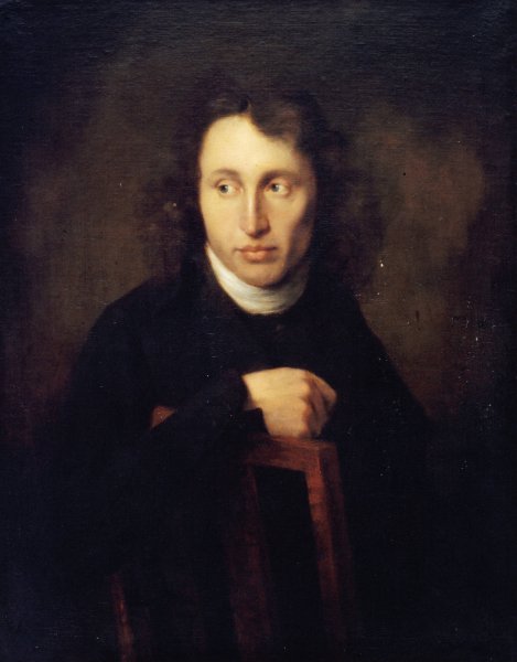 Autoportrait  by Johann Bernhard Scheffer - Hand-Painted Oil Painting Reproduction