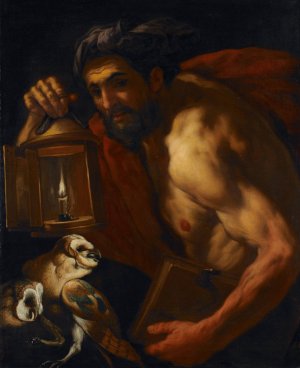 Diogenes by Johann Carl Loth Oil Painting