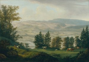 Umgebung der Ruine Habsburg by Johann Caspar Rahn Oil Painting