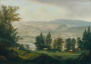 Umgebung der Ruine Habsburg by Johann Caspar Rahn Oil Painting