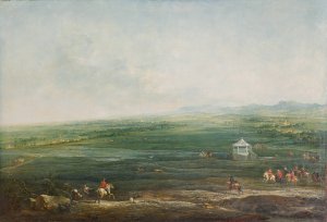Laxenburg vom Munkendorfer Lusthaus gegen by Johann Christian Brand Oil Painting