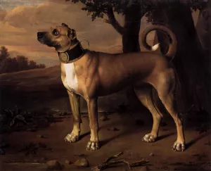 Ulmer Dogge Oil painting by Johann Christof Merck