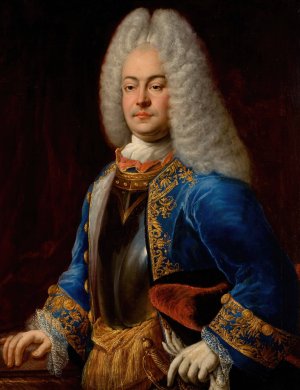Portrait of a Prince Georg Albrecht of East Friesland by Johann Conrad Eichler Oil Painting
