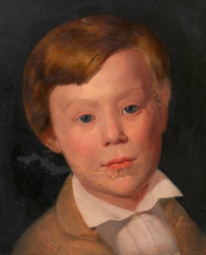 Moritz Staub als Knabe by Johann Erlinger Oil Painting