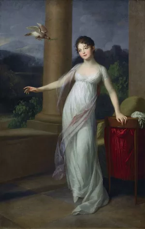 Amalie Von Levetzow Oil painting by Johann Friedrich August Tischbein