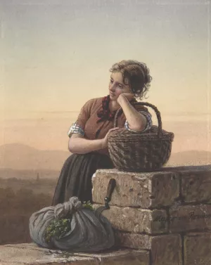 Returning Home by Johann Georg Meyer Von Bremen Oil Painting