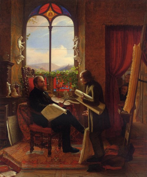 Main Product Photo of Schuster, Stick to Your Last Painting by Johann Georg Meyer Von Bremen