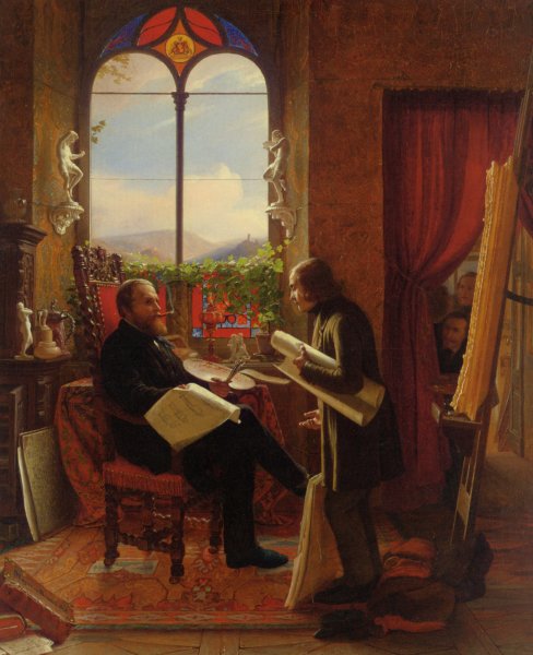 Main Product Photo of Stick to your Last Painting by Johann Georg Meyer Von Bremen