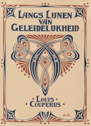 Bandontwerp voor; Louis Couperus, Langs lijnen van geleidelijkheid by Johann Georg Van Caspel Oil Painting