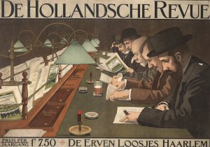 De Hollandsche Revue by Johann Georg Van Caspel Oil Painting
