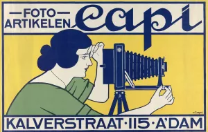 Fotoartikelen Capi, Kalverstraat 115 Amsterdam by Johann Georg Van Caspel Oil Painting