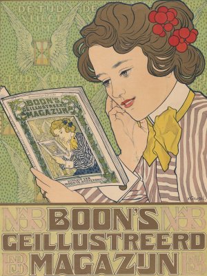 Poster for Boon's Illustrated Magazine by Johann Georg Van Caspel Oil Painting