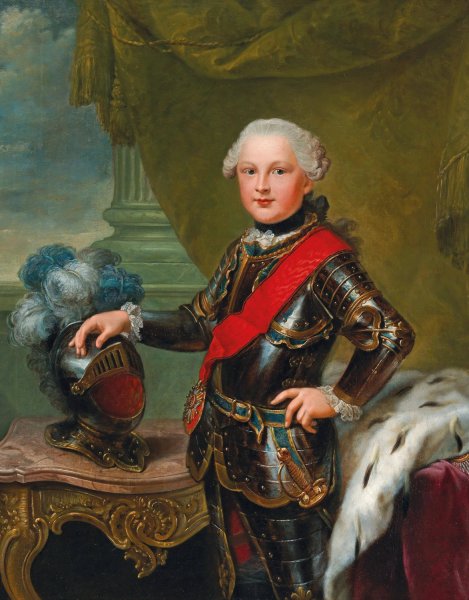 Main Product Photo of Portrait Of Duke Carl II August Of Pfalz-Zweibrucken As Hereditary Prince Of Bavaria  Painting by Johann Georg Ziesenis