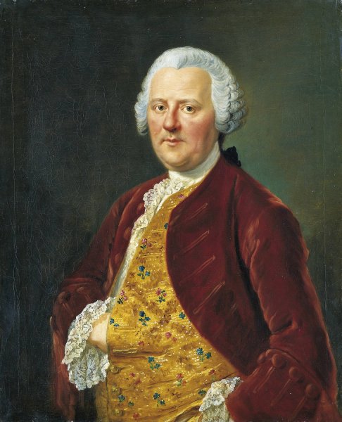 Main Product Photo of Portrait of Johann Maximilian von Holzhausen  Painting by Johann Georg Ziesenis