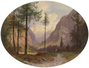 Anlaufthal Oil painting by Johann (Giovanni) Varrone