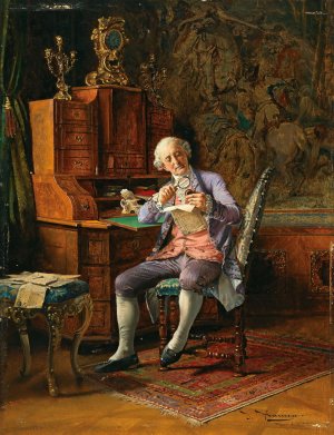 The Seal by Johann Hamza Oil Painting