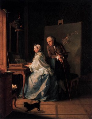 Portrait of the Artist and His Wife at the Spinet