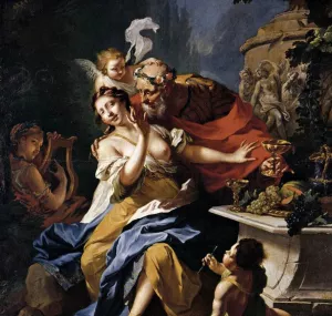The Mocking of Anacreon by Johann Heinrich Tischbein The Elder - Oil Painting Reproduction
