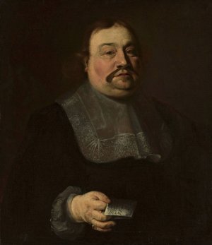 Portrait of a man by Johann Heinrich Am Ende Oil Painting