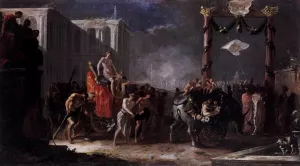 Triumph of Venus Oil painting by Johann Heinrich Schoenfeld