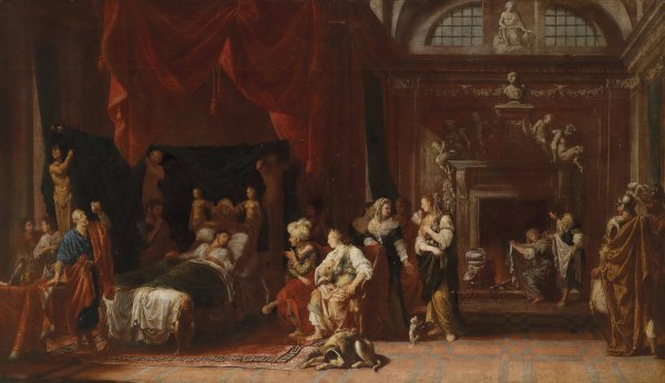 Main Product Photo of Antiochus Und Stratonike Painting by Johann Heiss
