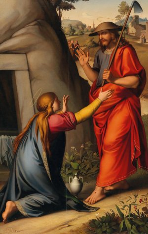 Easter Morning, or Noli me tangere Oil painting by Johann Jakob Fink