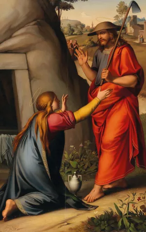 Easter Morning, or Noli me tangere Oil painting by Johann Jakob Fink