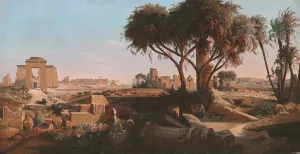 Karnak by Johann Jakob Frey Oil Painting
